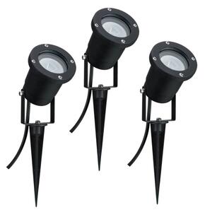 Paulmann 98897 - К-кт 3бр.LED GU10/3,5W IP65 екстериорни лампи 230V