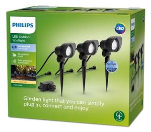 Philips -К-кт 3x LED Екстериорен спот GARDENLINK LED/6W/230V 2700K IP44