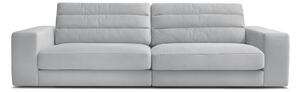 Светлосив кадифен диван 276 cm Sierra – Bobochic Paris