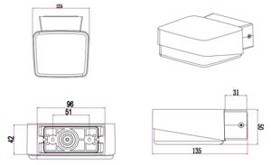 Trio - LED Екстериорен аплик JUBA LED/10W/230V IP65