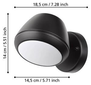 Eglo 900675 - LED Екстериорен аплик NIVAROLO 1xGU10/4,6/230V IP44