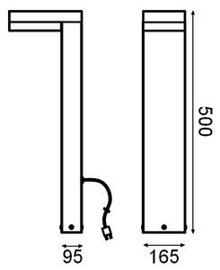 Ledvance - LED Екстериорна лампа VENUS LED/4W/12V IP44