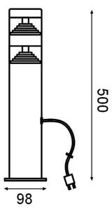 Ledvance - LED Екстериорна лампа ORION DOUBLE LED/4W/12V IP44