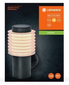Ledvance - LED Екстериорен аплик RONDO LED/9W/230V IP44 антрацит