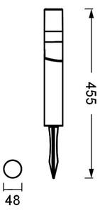 Ledvance - LED Екстериорна лампа ROTA SPIKE LED/1W/12V IP44