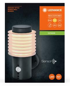 Ledvance - LED Екстериорен аплик със сензор RONDO LED/9,5W/230V IP44