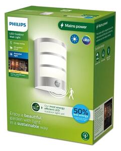 Philips - LED Екстериорен аплик със сензор PYTHON LED/3,8W/230V IP44