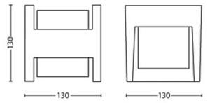 Philips - LED Екстериорен аплик ARBOUR LED/3,8W/230V IP44