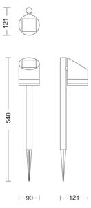 Philips - LED Соларна лампа FYCE LED/1,5W/3,7V IP44