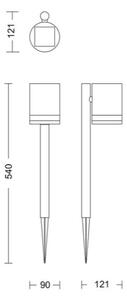 Philips - LED Соларна лампа FYCE LED/1,5W/3,7V IP44