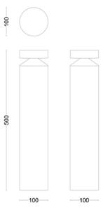 Philips - LED Екстериорна лампа LAVEN LED/6W/230V 4000K IP44