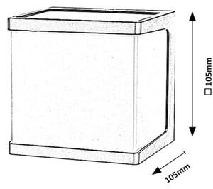Rabalux 77094 - LED Екстериорен аплик RENNES LED/10W/230V IP54 черен