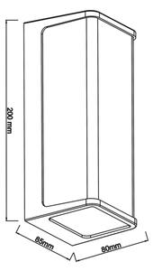 Top Light - LED Екстериорен аплик BLOCK LED/10W/230V IP65 4000K