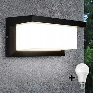 LED Екстериорна лампа с крушка със сензор за здрач NEELY 1xE27/9W/230V IP54