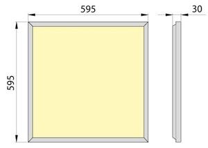 LED панел за окачен таван OREGA PLUS 60 LED/50W/230V 4000K IP40