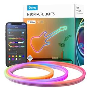 Govee - Neon SMART сгъваем LED лента - RGBIC - 3m Wi-Fi IP67