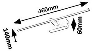 Rabalux 1448 - LED Лампа за огледало в баня ALBINA LED/8W/230V бял 450 lm