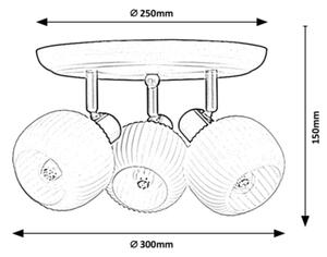 Rabalux - Спот 3xE14/40W/230V
