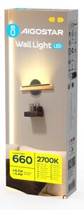 Aigostar - LED аплик LED/6,5W/230V 2700K