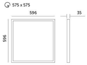 LED панел за окачен таван LED/40W/230V 4000K 60x60 см