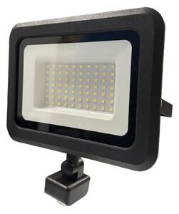 LED Екстериорен прожектор със сензор LED/50W/230V 4000K IP44 черен