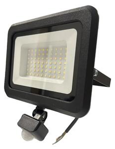 LED Екстериорен прожектор със сензор LED/50W/230V 4000K IP44 черен
