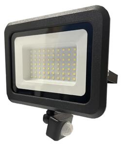 LED Екстериорен прожектор със сензор LED/50W/230V 4000K IP44 черен