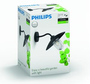 Philips 01643/30/PN - Външна стенна лампа HAMMOCK 1xE27/60W/230V IP44