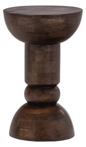 Кръгла странична масичка от масивно манго ø 46 cm Emel – WOOOD