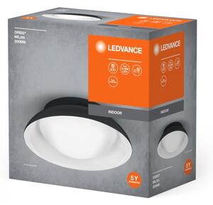 Ledvance - Плафон ORBIS MILAN 2xE27/10W/230V черен