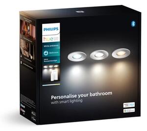 Philips-К-кт 3xLED Димируема лампа Hue ADORE BATHROOM 1xGU10/4,2W/230V IP44