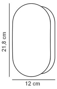 Nordlux - Аплик за баня FOAM 1xE27/55W/230V IP44 черен