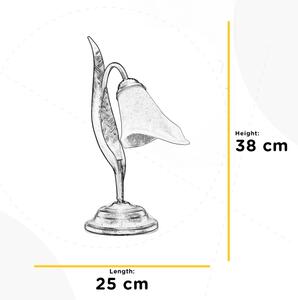 ONLI - Настолна лампа ALGA 1xE14/6W/230V 38 см бронзов