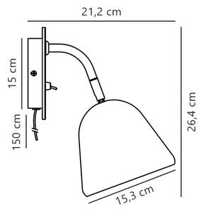 Nordlux - Спот аплик FLEUR 1xE14/15W/230V