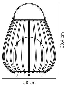 Nordlux - LED Димируем екстериорен portable лампа JIM TO-GO LED/3W/3,7V IP54