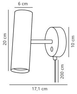 DFTP by Nordlux - Спот аплик MIB 1xGU10/8W/230V бял