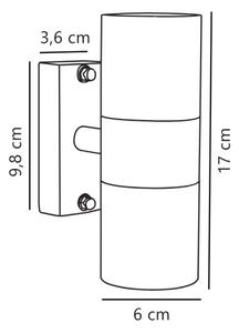 Nordlux - Екстериорен аплик TIN 2xGU10/35W/230V IP54