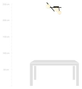 Плафон SMART 3xE14/10W/230V черен/бял