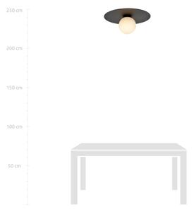 Плафон SOLAR 1xE14/10W/230V черен/бял