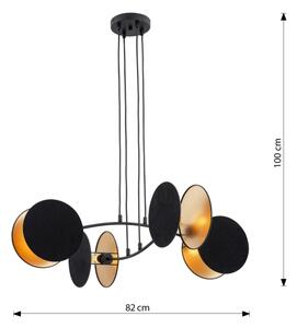 Пендел MOTIF 4xE27/15W/230V черен