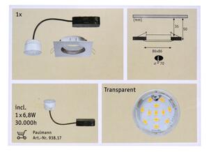 Paulmann 92761 - LED/6,8W За баня Осветление за окачен таван COIN 230V IP44