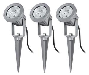 Paulmann 98845 - К-кт 3бр. LED/3W IP65 прожектори GARDENSPOT 230V