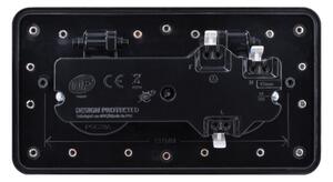 Solight 5B323 - Екстериорен двоен подов контакт за вграждане IP55 ъглов