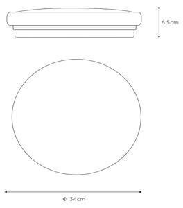 Lucide 79199/26/61 - LED Лампа за таван OTIS 1xLED/26W/230V