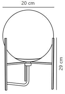 Nordlux - Настолна лампа ALTON 1xE14/15W/230V