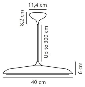 DFTP by Nordlux - LED Димируем пендел ARTIST LED/24W/230V Ø 40 см меден