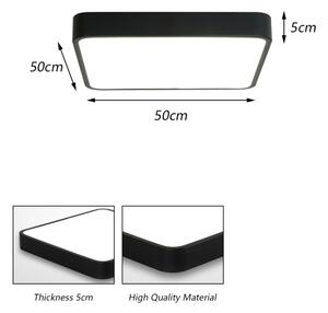Brilagi - LED плафон POOL SQUARE LED/48W/230V 50x50 cm черен