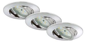 Briloner 7209-038 - К-кт 3x LED Лампа за вграждане в баня LED/5W/230V IP23