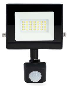 Nedis LLFLP15BLK - LED Прожектор със сензор LED/20W/230V 4000K IP44