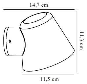 Nordlux - Екстериорен аплик ALERIA 1xGU10/35W/230V IP44